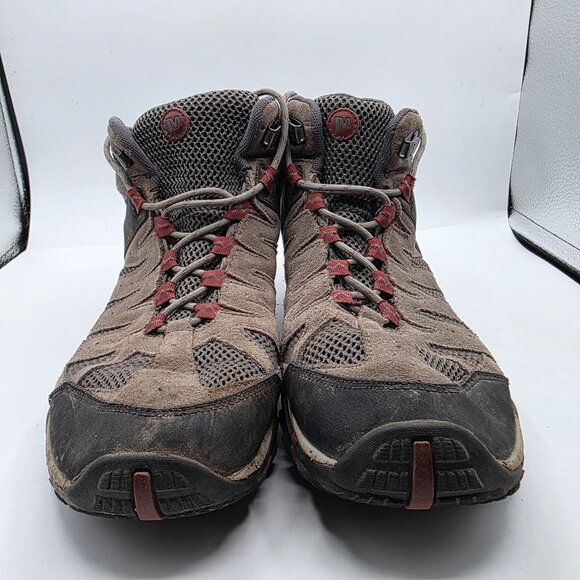 Merrell Accentor 2 Mid Waterproof Mens Size 11 Brown Outdoor Boots Camping Hike - Picture 2 of 13